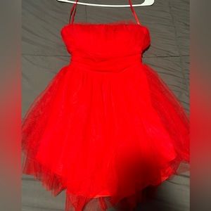 Red mini dress size XS